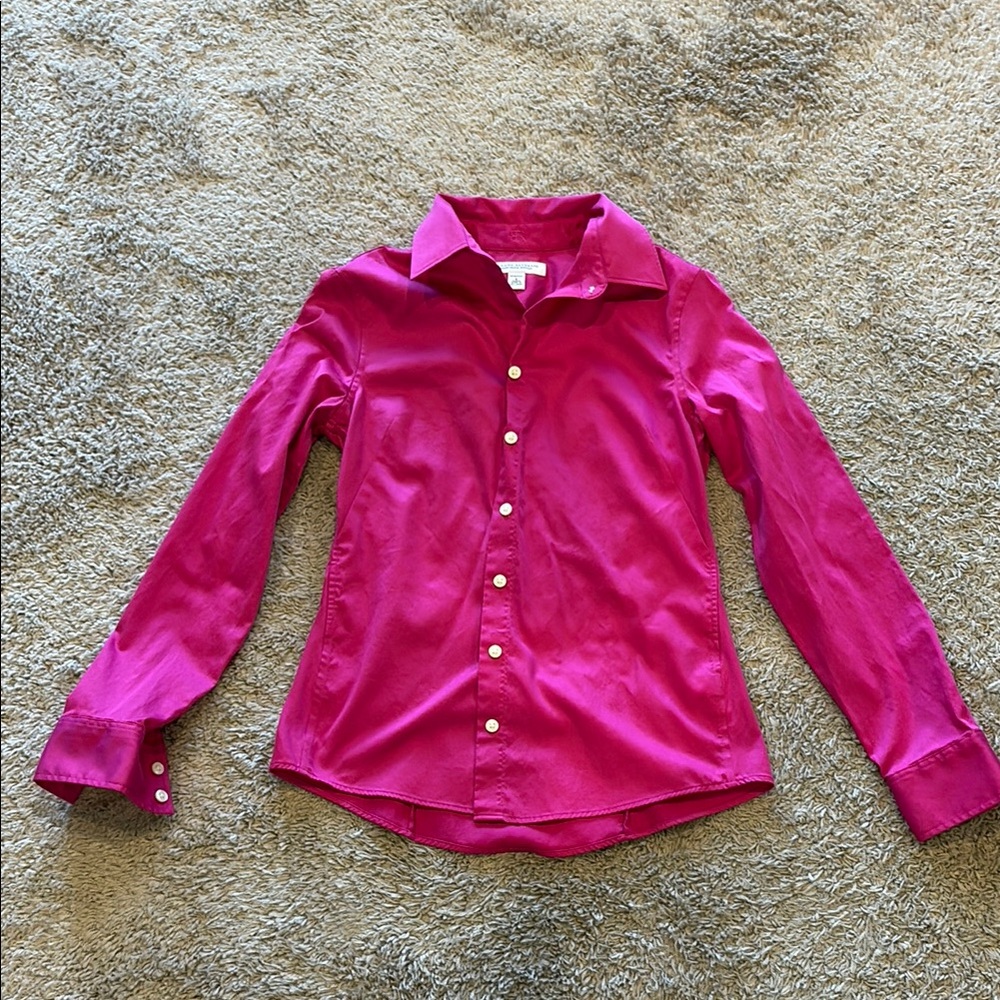 Banana Republic Pink Button-Up Shirt